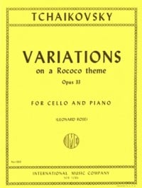 Tchaikovsky: Variations On A Rococo Theme Opus 33 for Cello published by IMC