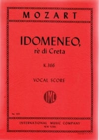 Mozart: Idomeneo published by IMC - Vocal Score