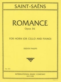 Saint-Saens: Romance Opus 67 for French Horn or Cello published by IMC
