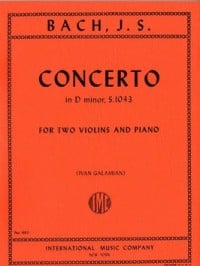 Bach: Double Violin Concerto in D minor BWV1043 published by IMC