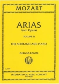 Mozart: 40 Arias Volume 3 published by IMC