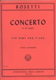 Rosetti: Concerto in Eb for Tenor Horn published by IMC