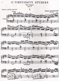 Moszkowski: 15 Virtuosity Studies Ad aspera Opus 72 for Piano published by IMC
