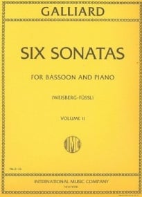 Galliard: 6 Sonatas Volume 2 for Bassoon published by IMC