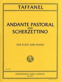 Taffanel: Andante Pastorale & Scherzo for Flute published by IMC