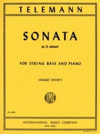 Telemann: Sonata in A Minor for Double Bass published by IMC