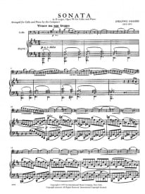 Brahms: Sonata in D Opus 78 for Cello published by IMC