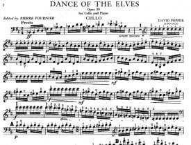 Popper: Dance Of The Elves Opus 39 for Cello published by IMC