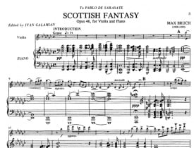 Bruch: Scottish Fantasy Opus 46 for Violin published by IMC