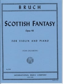 Bruch: Scottish Fantasy Opus 46 for Violin published by IMC