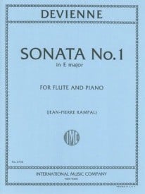 Devienne: Sonata in E min Opus 58 Number 1 for Flute published by IMC