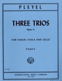 Pleyel: 3 String Trios Opus 11 published by IMC