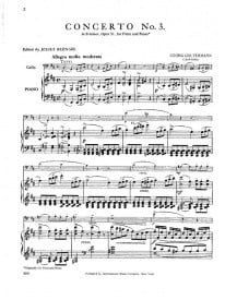 Goltermann: Concerto No 3 n B Minor Opus 51 for Cello published by IMC