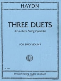 Haydn: Three Duets from Three String Quartets Hob.III/40, 20 & 23a for Violins published by IMC