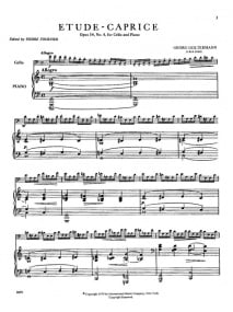 Goltermann: Etude caprice Opus 54/4 for Cello published by IMC