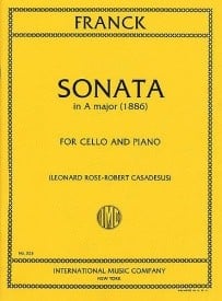 Franck: Sonata in A for Cello published by IMC
