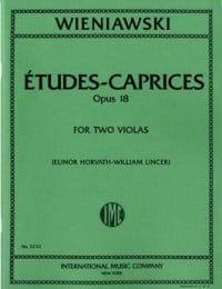 Wieniawski: Etudes-Caprices Opus 18 for 2 Violas published by IMC