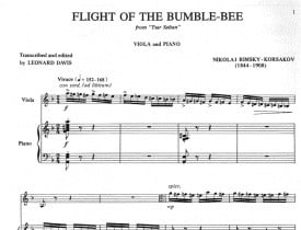 Rimsky-Korsakov: The Flight of the Bumble Bee for Viola published by IMC