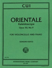 Cui: Orientale Opus 50/9 for Cello published by IMC