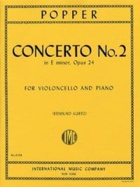 Popper: Concerto No 2 in E minor Opus 24 for Cello published by IMC