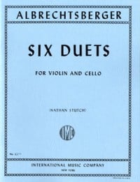 Albrechtsberger: 6 Duets for violin & cello published by IMC