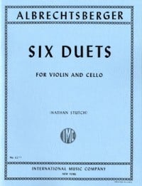 Albrechtsberger: 6 Duets for violin & cello published by IMC