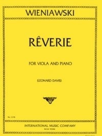 Wieniawski: Reverie  for Viola published by IMC