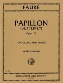 Faure: Papillon Opus 77 for Cello published by IMC