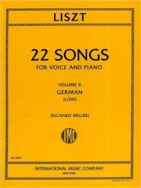 Liszt: Songs For Low Voice Volume 2 published by IMC