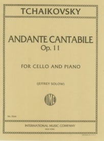 Tchaikovsky: Andante Cantabile Opus 11 for Cello published by IMC