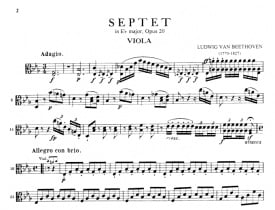 Beethoven: Septet in Eb Opus 20 published by IMC