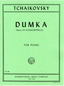 Tchaikovsky: Dumka Concertpiece Opus 59 for Piano published by IMC
