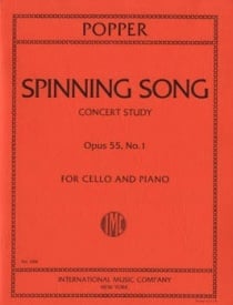 Popper: Spinning Wheel Opus 55/1 for Cello published by IMC