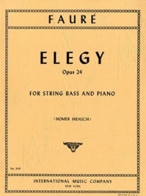 Faure: Elegy Opus 24 for Double Bass published by IMC