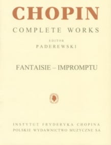 Chopin: Fantasie Impromptu in C# Minor Opus 66 for Piano published by PWM