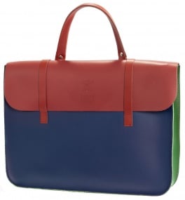 Montford Traditional Leather Music Case - Multi Colour
