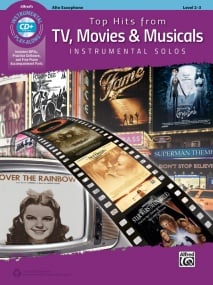 Top Hits from TV, Movies & Musicals - Alto Saxophone published by Alfred (Book & CD)