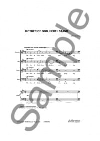 Tavener: Mother of God Here I Stand SATB published by Chester