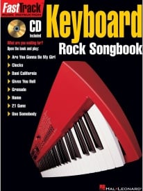 Fast Track: Keyboard - Rock Songbook published by Hal Leonard (Book & CD)