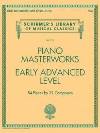 Piano Masterworks  Early Advanced Level published by Schirmer