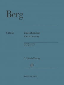 Berg: Concerto for Violin published by Henle