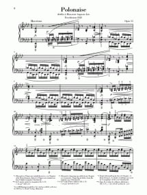 Chopin: Polonaise in Ab  Opus 53 for Piano published by Henle