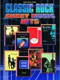 Classic Rock Sheet Music Hits published by IMP
