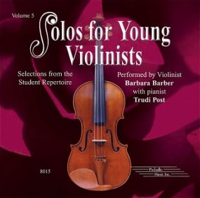 Solos for Young Violinists Volume 5 published by Alfred (CD Only)