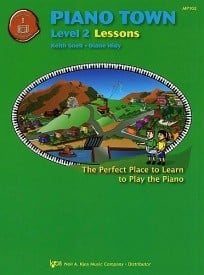 Piano Town : Level 2 Lessons published by Kjos