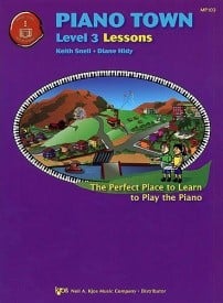Piano Town : Level 3 Lessons published by Kjos
