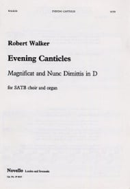 Walker: Evening Canticles (Magnificat & Nunc Dimitis in D) published by Novello