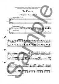Hawes: Te Deum published by Novello - Vocal Score