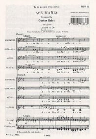 Holst: Ave Maria SSAA published by Bosworth