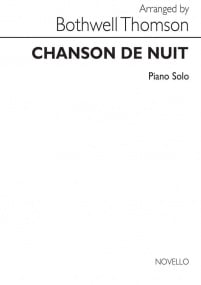 Elgar: Chanson De Nuit for Piano published by Novello